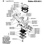 Carburetor Details Assembly for Husqvarna PS50 Pole Pruners