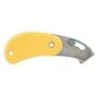 Pocket Safety Cutter Spring Back Safety Slider Right /Left Handed - Yellow