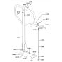 Handle Assembly for PT1150SC Pallet Truck