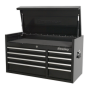 Topchest 8 Drawer 1040mm Heavy-Duty Black Sealey Part No. PTB104008