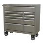 Rollcab 11 Drawer 1055mm Stainless Steel Heavy-Duty Sealey Part No. PTB105511SS