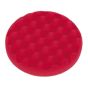 Buffing & Polishing Foam Head Hook & Loop Dia.150 x 25mm Red/Ultra Soft Sealey Part No. PTCCHW150R