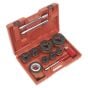 Pipe Threading set 7pc 3/8" - 2"BSPT Sealey Part No. PTK992