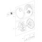 Hose Reel Assembly for Husqvarna PW 240 Pressure Washer