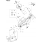 Steering Assembly for Husqvarna R111 B Riders