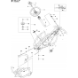 Steering Assembly for Husqvarna R111 B5 Riders