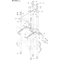 Mower Deck/Cutting Deck Assembly-1 for Husqvarna R13 C5 Riders