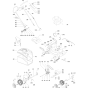 Complete Product Assembly for Husqvarna R150SH Commercial Lawn Mower
