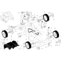 Drive Assembly for Husqvarna R152 SVH Lawn Mowers