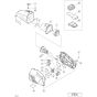 Main Assembly for Hikoki R18DSL Cordless Cleaner