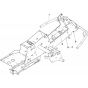 Chassis/Frame Assembly for Husqvarna R213 C Riders