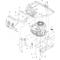 Engine Assembly for Husqvarna R214 T AWD Riders