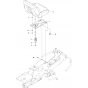 Seat Assembly for Husqvarna R214 T AWD Riders