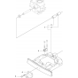 Chassis Rear Assembly-1 for Husqvarna R216 Riders