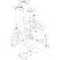 Mower Lift/Deck Lift Assembly for Husqvarna R216 AWD Riders