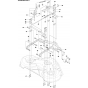 103cm Cutting Deck Assembly-1 for Husqvarna R216 AWD Riders