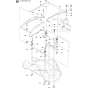 103cm Cutting Deck Assembly-1 for Husqvarna R316 T AWD Riders