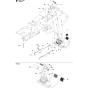 Pedals Assembly for Husqvarna R316 T AWD Riders