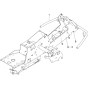 Chassis/Frame Assembly for Husqvarna R316 Ts AWD Riders