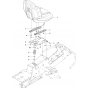 Seat Assembly for Husqvarna R316 TsX AWD Riders