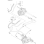 Chassis Rear Assembly-3 for Husqvarna R316 TsX AWD Riders