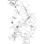 Steering Assembly for Husqvarna R316 TsX AWD Riders