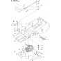 Transmission Assembly-2 for Husqvarna R332T AWD Riders