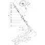 Steering Assembly-1 for Husqvarna R418 Ts Riders