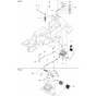 Pedals Assembly for Husqvarna R418 Ts Riders