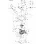 Chassis Rear Assembly for Husqvarna R418 TS AWD Riders