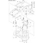 94cm Cutting Deck Assembly-2 for Husqvarna R418 TS AWD Riders