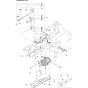 Transmission Assembly-1 for Husqvarna R418 TS AWD Riders