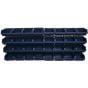 Bin Wall Panel with 32 Bins by Raaco - 139182