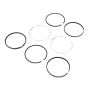 Piston Ring Set +0, 50 for Robin EH12 Engine - OEM No. RB252 23503 07