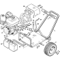 Chassis for Stihl RB 400 K Cold Pressure Washers.