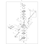 Carburetor Assembly for Makita RBL500 Leaf Blower