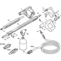 Spray Gun, Spray Lance/ Wand (05.2007)for Stihl RE 107 Cold Pressure Washers.