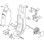 Chassis, Machine Cover for Stihl RE 141 K, RE 141 K PLUS, RE 161 K, RE 161 K PLUS  Cold Pressure Washers.