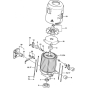 Electric Motor Assembly for Stihl RE 232, RE 272 PLUS, RE 282 PLUS Cold Pressure Washers.