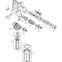 Valve block, Water attachment RE 232 Assembly for Stihl RE 232, RE 272 PLUS, RE 282 PLUS Cold Pressure Washers.