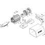 Electric Motor Assembly for Stihl RE 250 K, RE 260 K Cold Pressure Washers.