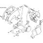 Container, Machine Cover Assembly for Stihl RE 361, RE 361 PLUS, RE 461, RE 461 PLUS, RE 471, RE 471 PLUS Cold Pressure Washers.