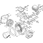 Burner Assembly for Stihl RE600W, RE630W Hot Pressure Washers