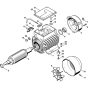 Electric Motor Assembly for Stihl RE640W Hot Pressure Washer