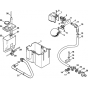 Water Tank Assembly for Stihl RE640W Hot Pressure Washer