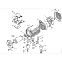 Electric Motor Assembly for Stihl RE661, RE961 Hot Pressure Washers