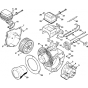 Burner Assembly for Stihl RE830W Hot Pressure Washer