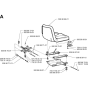 Seat Assembly for Husqvarna Rider 1030 Ride on Mowers