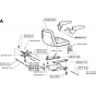 Seat Assembly for Husqvarna Rider 1200 Ride on Mowers