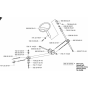 Steering Assembly for Husqvarna Rider 13 Ride on Mowers